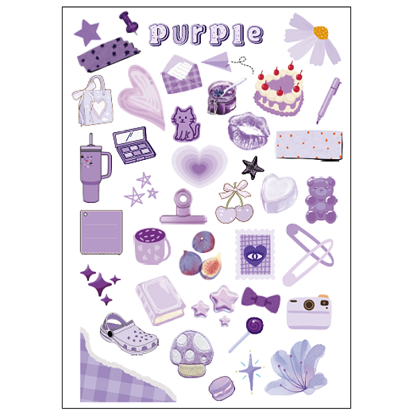 Adesivo Coleção Colors: Roxo Grafitte
