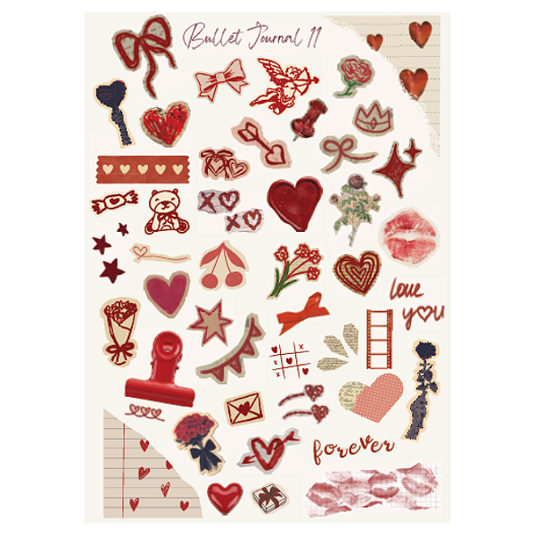 Adesivo Bullet Journal 11 Grafitte