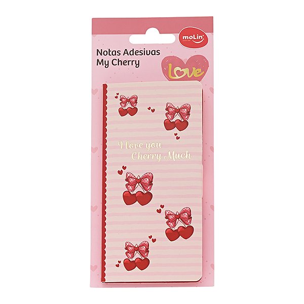 Bloco de Notas Adesivas Love My Cherry 40774 Molin