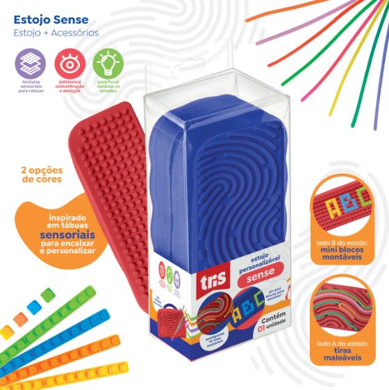 Estojo Silicone Sense 916716 Tris