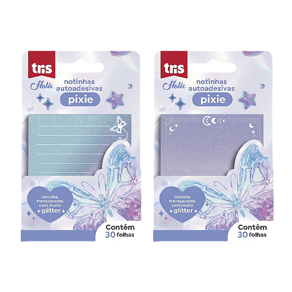 Bloco Adesivo Glitter Pixie 914996 Tris