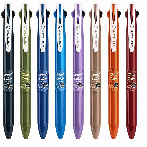 Caneta Gel RT Bicolor 0.5mm Vintage Writech