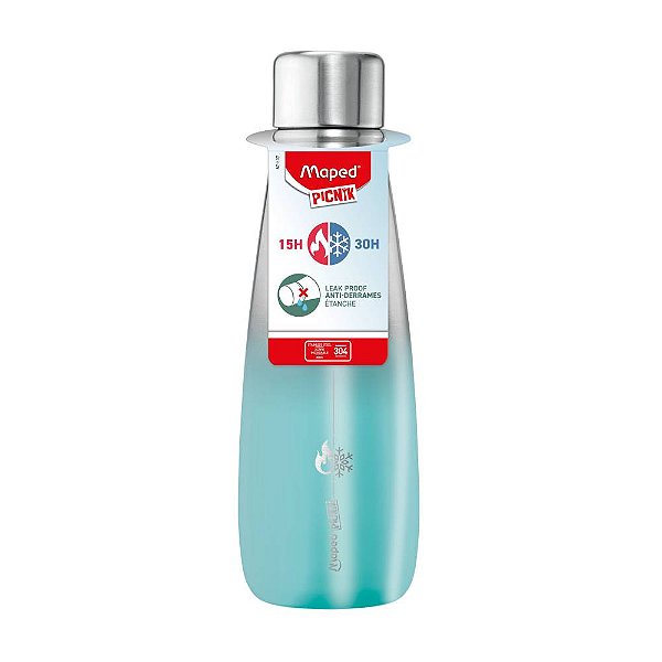 Garrafa Térmica Picnik Turquesa 500ml Maped
