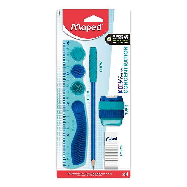 Kit Escolar Kidy Learn Concentration 4 peças Maped