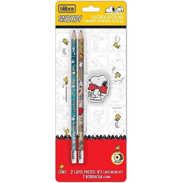 Kit Escolar 3unid Snoopy Tilibra