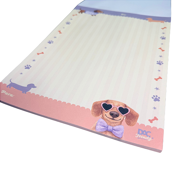 Papel de Carta Trendy Sweet Pets Salsicha 48F DAC