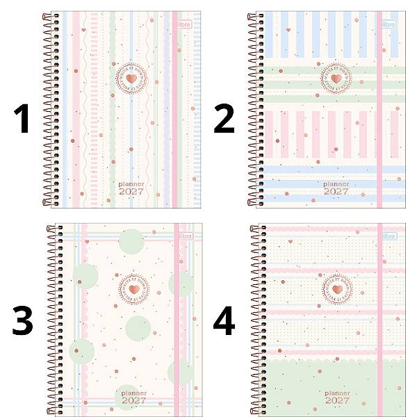 Planner Espiral M7 Soho 2027 Tilibra 290971