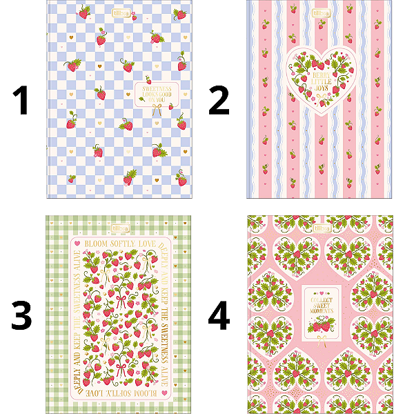 Caderno Brochura Colegial Be Berry 80F Tilibra