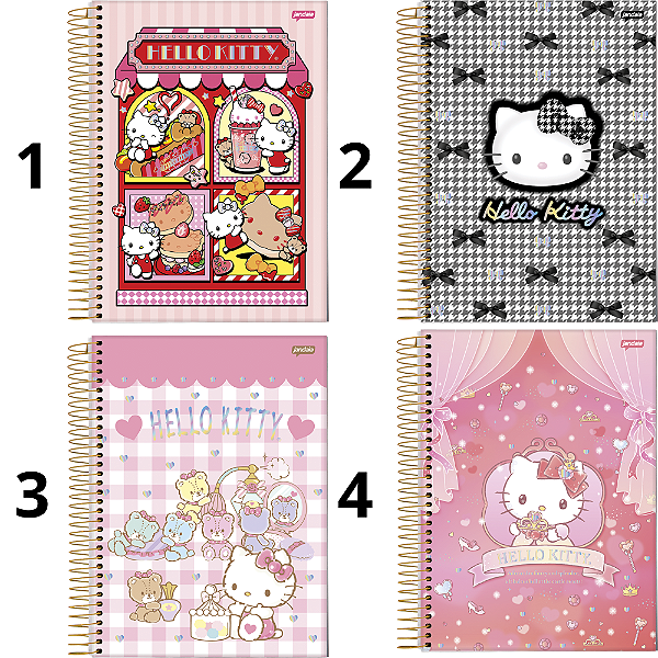 Caderno Universitário 1M Hello Kitty 80F Jandaia