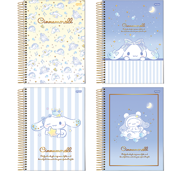 Caderno Universitário 1M Cinnamoroll 80F Jandaia