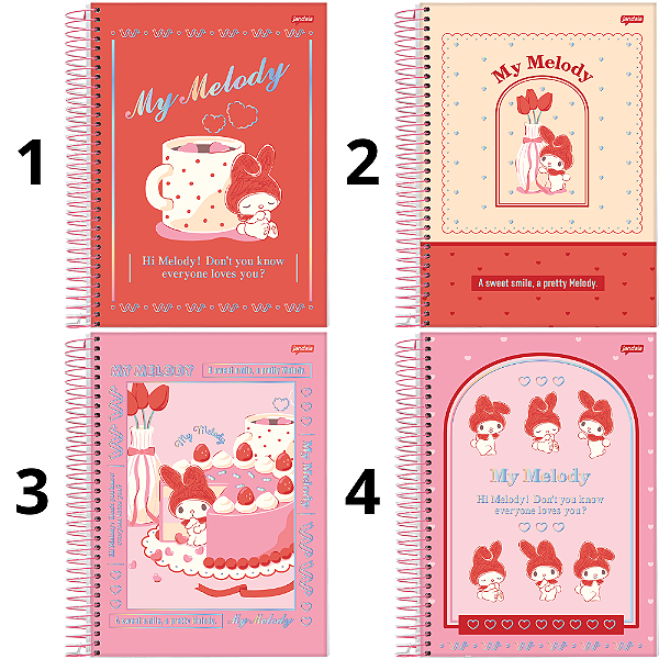 Caderno Universitário 1M My Melody 80F Jandaia