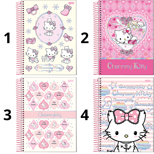 Caderno Universitário 10M CharmmyKitty 160F Jandaia