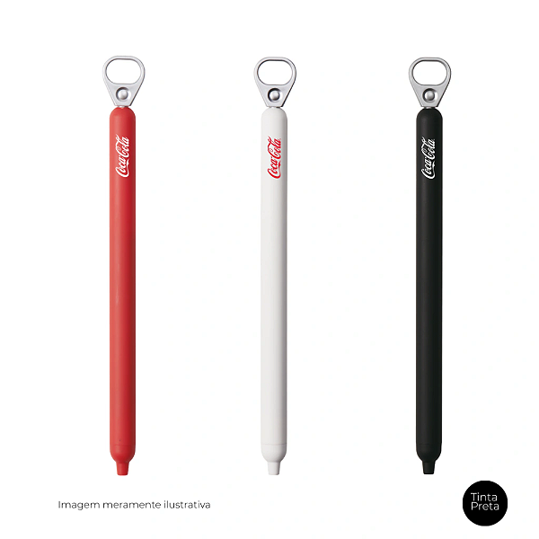 Caneta em Gel 0.5 Coca Cola Pull Tab Compactor