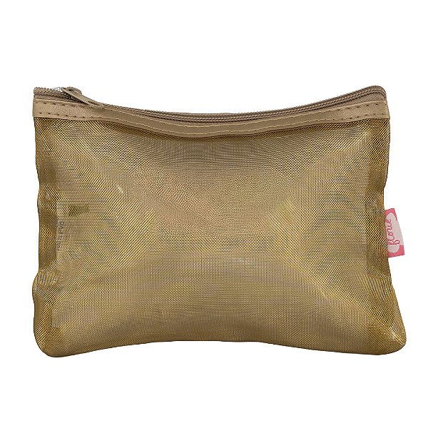 Necessaire Telinha Dourado Floriê