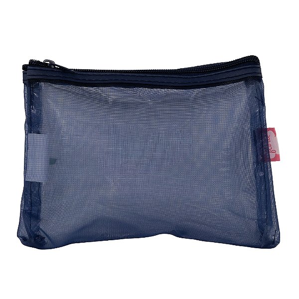 Necessaire Telinha Azul Marinho Floriê