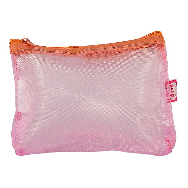 Necessaire Telinha Laranja Floriê