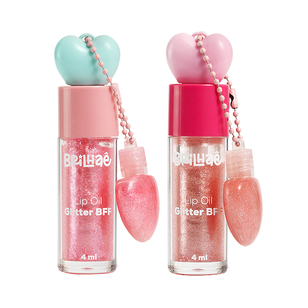 Batom Lip Oil Glitter BFF 3,5ml Brilhaê