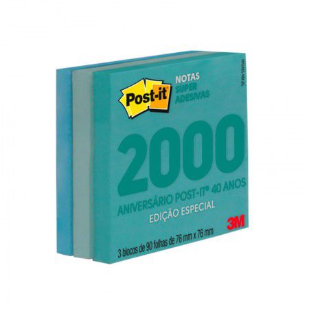 Bloco Post-it Coleção Anos 2000 76x76 270 folhas