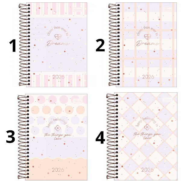 Agenda Espiral Diária Soho 2026 Tilibra 354601