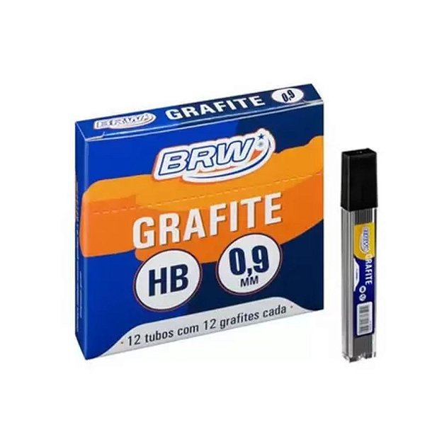 Grafite BRW 0.9mm 2B - 12un