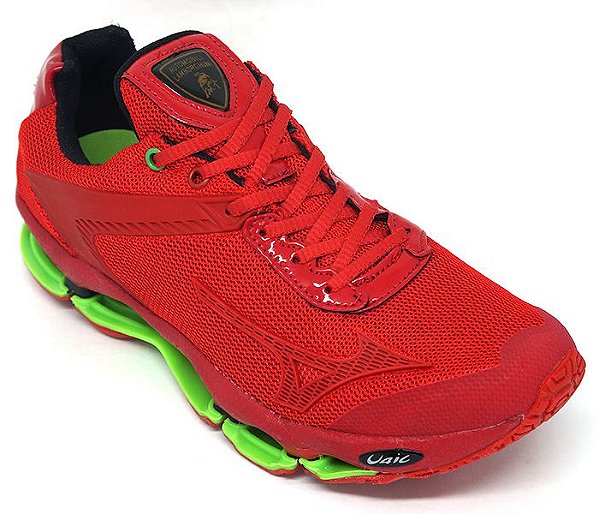 mizuno lamborghini vermelho e verde