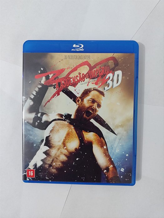 DVD Blu-Ray - 300 a Ascensão do Império - 3D