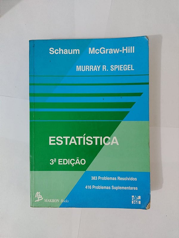Estatística  - Murray R. Spiegel