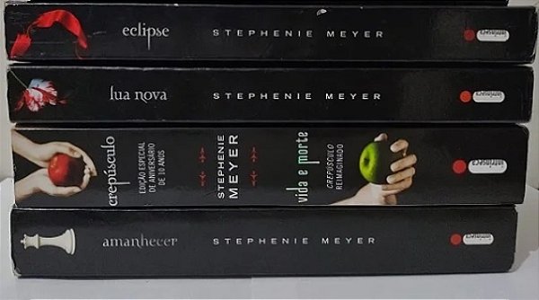 Coleção Crepúsculo - Stephenie Meyer C/4 Volumes + vida e morte - 5 Obras