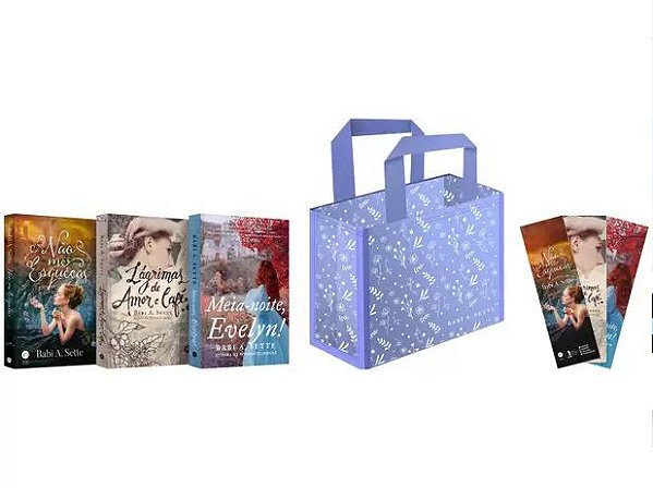 Box 3 Livros Bolsa Babi A. Sette com Marcadores Brinde