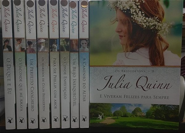Coleção Os Bridgertons: 9 títulos da série - Julia Quinn - Com dedicatória da autora