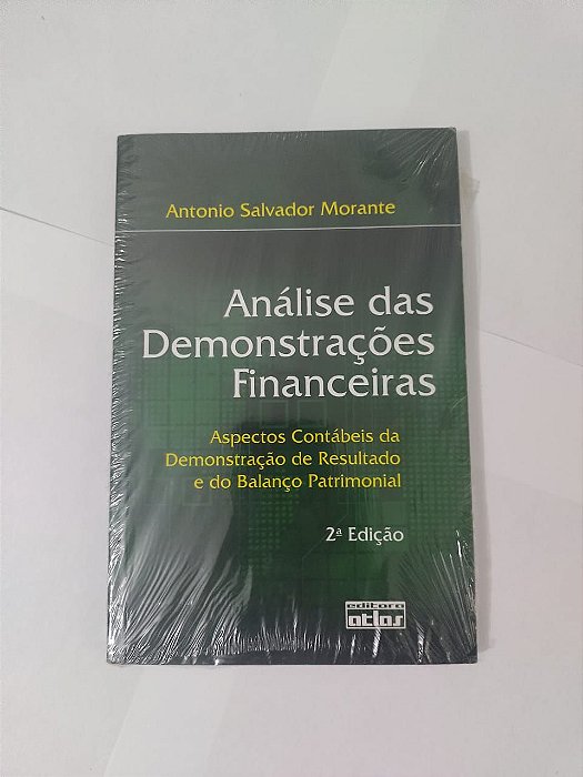 Análise das Demonstrações Financeiras - Antonio Salvador Morante