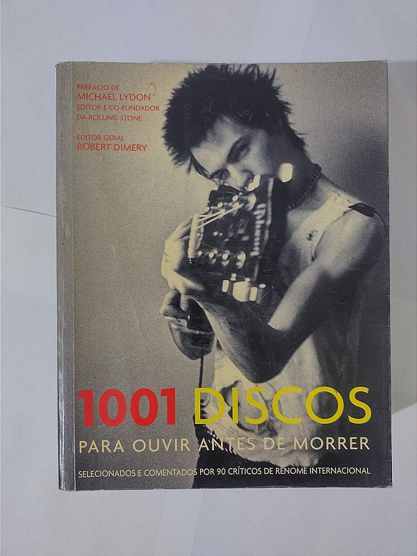 1001 Discos Para Ouvir Antes de Morrer - Editor Robert Dimery (marcas)
