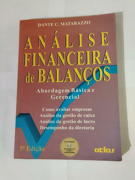 Análise financeira de balanços - Dante C. Matarazzo - 5ª Edição