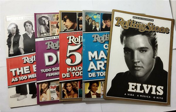 Kit 5 Revistas: RollingStone - Edição Especial de Colecionador