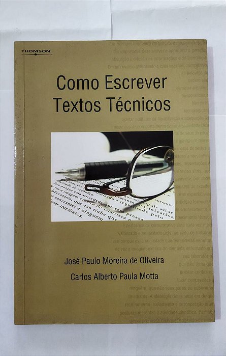 Como Escrever Texto Técnicos - José Paulo Moreira De Oliveira