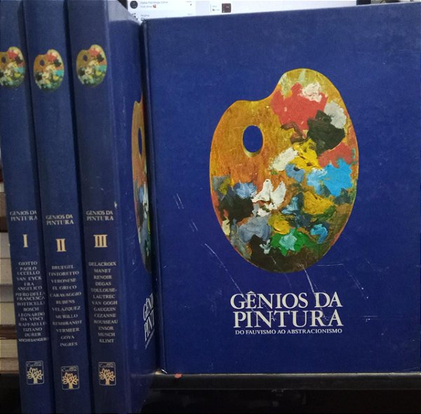Kit Gênios da Pintura 4 Volumes - Editora Abril