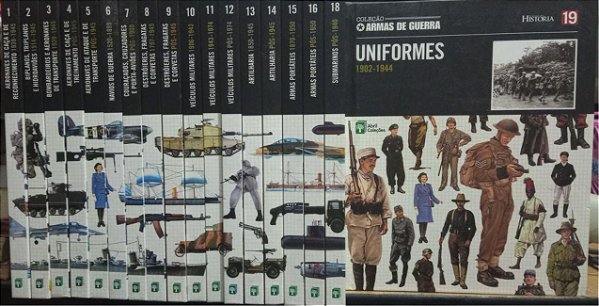 Coleção Armas de Guerra - Abril Coleções - 18 Volumes - Incompleta