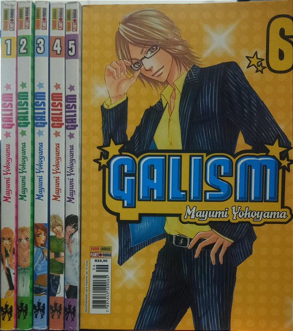 Galism Kit - 1 ao 6 - Mayumi Yokoyama - Mangás