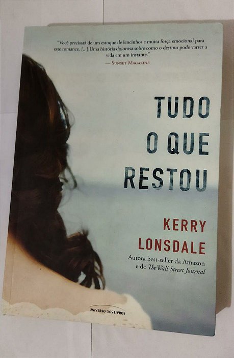 Tudo O Que Restou Kerry Lonsdale Seboterapia Livros