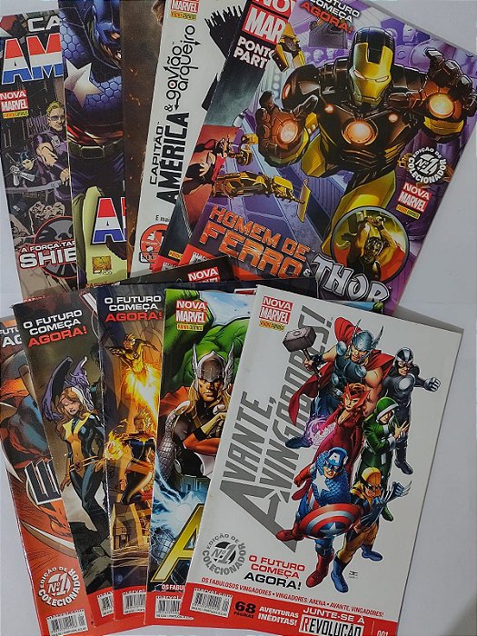 Coleção Hq Nova Marvel - C/ 11 Volumes
