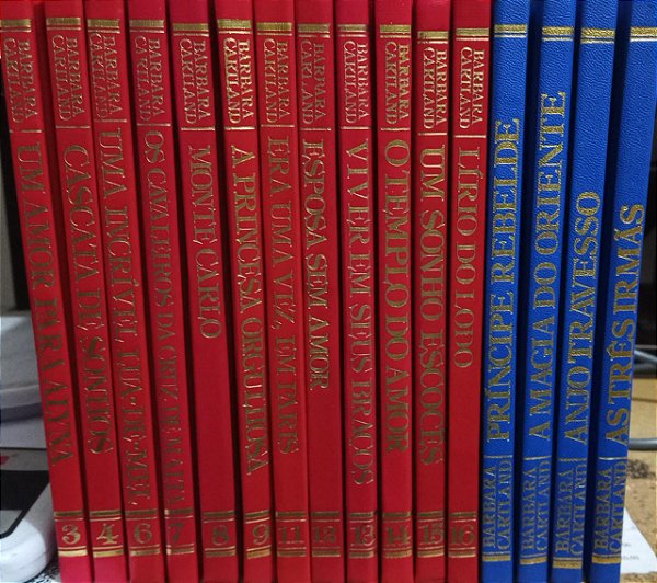 Kit Barbara Cartland - 16 Volumes Capa Dura