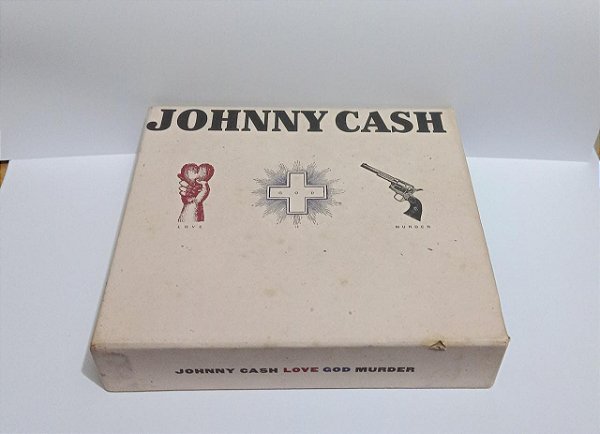 Box Cd' Triplo Johnny Cash Love God Murder - Importado (Não pode ser enviado como impresso registrado)