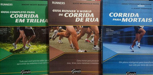Kit 3 livros Guia Completo de Corrida Runner's