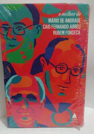 Box 3 livros O Melhor de Mário de Andrade, Caio Fernando Abreu e Rubem Fonseca - Novo e Lacrado