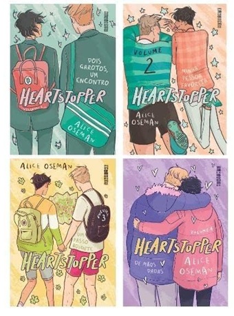 Heartstopper 4 Volumes, 1 ao 4 - Capa Dura - Alice Oseman