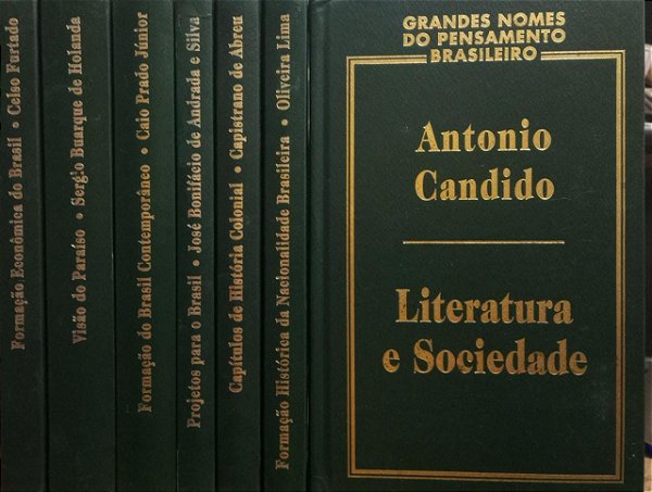 Grandes Nomes do pensamento brasileiro - 7 Volumes Folha de S. Paulo