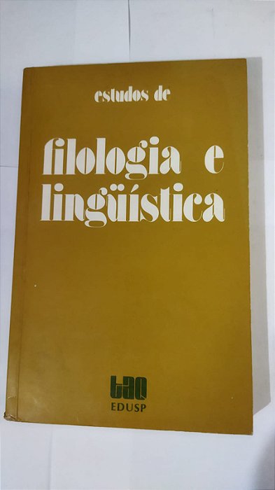 Estudos De Filologia e Linguística