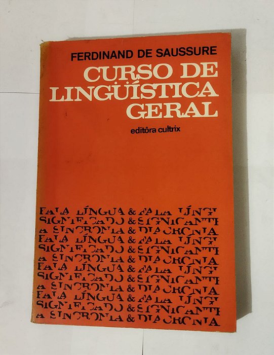 Curso De Linguística Geral - Ferdinand De Saussure