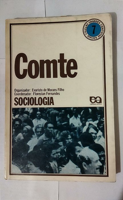 Comte - Sociologia - Evaristo De Moraes Filho