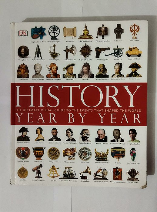 History Year By Year: The Ultimate Visual Guide to the Events that Shaped the World - ( Inglês )